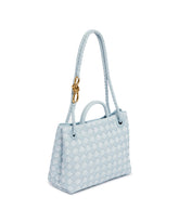 Borsa Andiamo Piccola In Suede Azzurra | PDP | Antonia