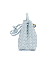 Borsa Andiamo Piccola In Suede Azzurra | PDP | Antonia