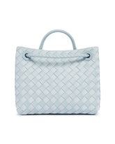 Borsa Andiamo Piccola In Suede Azzurra | PDP | Antonia