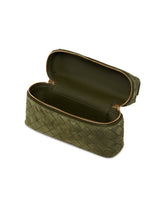 Green Bang Bang Suede Vanity Case | PDP | Antonia