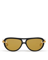 Gold Knot Aviator Sunglasses | PDP | Antonia