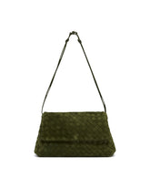 Green Suede Day Clutch | PDP | Antonia