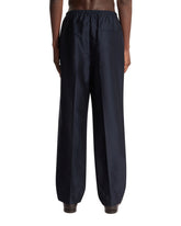 Blue Drawstring Trousers | PDP | Antonia