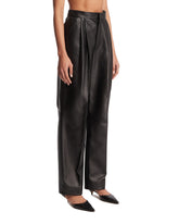Black Leather Trousers | PDP | Antonia