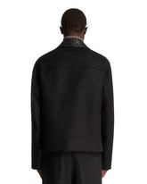 Black Wool Zip Jacket | PDP | Antonia