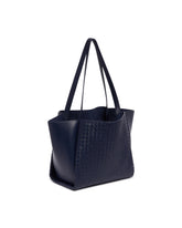 Blue Leather Corso Bag | PDP | Antonia