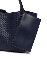 Blue Leather Corso Bag | PDP | Antonia