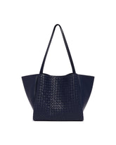 Blue Leather Corso Bag | PDP | Antonia
