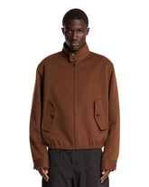 Brown Wool and Cashmere Jacket | PDP | Antonia
