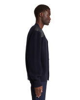 Blue Wool and Cashmere Cardigan | PDP | Antonia