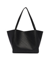 Borsa Corso Grande In Pelle Nera | PDP | Antonia