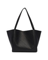 Borsa Corso Grande In Pelle Nera | PDP | Antonia