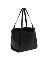 Borsa Corso Grande In Pelle Nera | PDP | Antonia