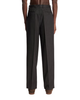 Dark Gray Wool Trousers | PDP | Antonia