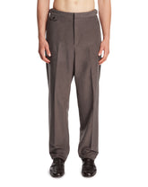 Pantaloni In Cotone Marroni | PDP | Antonia