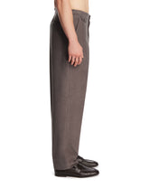 Pantaloni In Cotone Marroni | PDP | Antonia
