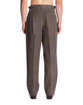 Pantaloni In Cotone Marroni | PDP | Antonia
