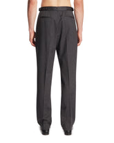 Pantaloni In Cotone Grigi | PDP | Antonia