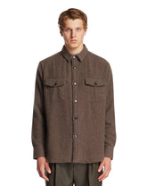 Brown Vagabond Cashmere Overshirt | PDP | Antonia