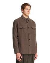 Brown Vagabond Cashmere Overshirt | PDP | Antonia