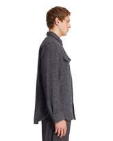 Blue Vagabond Cashmere Overshirt | PDP | Antonia
