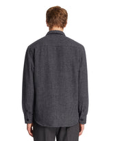 Blue Vagabond Cashmere Overshirt | PDP | Antonia