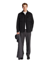 Overshirt In Cashmere Nera | PDP | Antonia