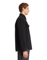 Overshirt In Cashmere Nera | PDP | Antonia