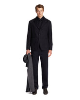 Blue Deconstructed Cashmere Blazer | PDP | Antonia