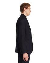 Blue Deconstructed Cashmere Blazer | PDP | Antonia
