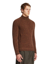 Brown Cashmere and Silk Sweater | PDP | Antonia