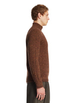 Brown Cashmere and Silk Sweater | PDP | Antonia