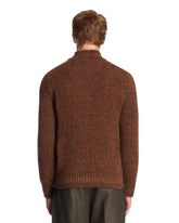 Brown Cashmere and Silk Sweater | PDP | Antonia