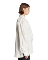 Camicia A Portafoglio In Seta Bianca | PDP | Antonia