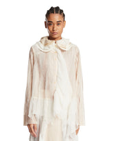 Beige Hu Pleated Shirt - CAROLINE HU WOMEN | PLP | Antonia