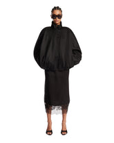 Black Silk Lingerie Skirt | PDP | Antonia