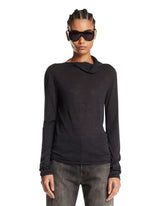 Gray Wool Top | PDP | Antonia