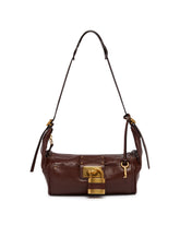 Brown Paddington Leather Shoulder Bag | PDP | Antonia