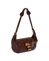 Brown Paddington Leather Shoulder Bag | PDP | Antonia