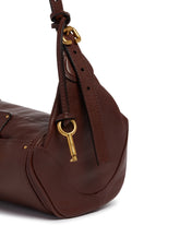 Brown Paddington Leather Shoulder Bag | PDP | Antonia