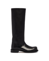 Black Leather Low Boots | PDP | Antonia