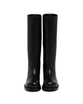 Black Leather Low Boots | PDP | Antonia