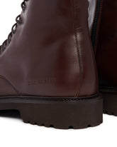 Stivaletti Lace-Up In Pelle Marroni | PDP | Antonia