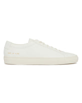White Leather Achille Sneakers | PDP | Antonia