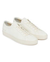 White Leather Achille Sneakers | PDP | Antonia