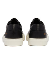 Black Leather Achille Sneakers | PDP | Antonia