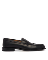 Black Leather Loafers | PDP | Antonia