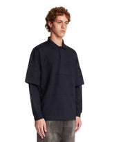 Blue Zack Double-Sleeve Polo | PDP | Antonia