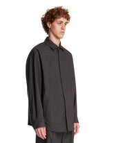Gray Keanu Viscose Overshirt | PDP | Antonia