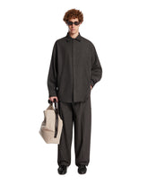 Gray Keanu Viscose Overshirt | PDP | Antonia